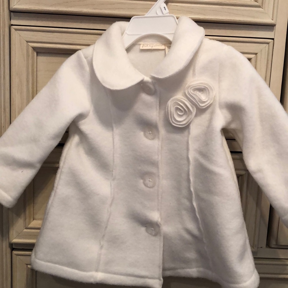 Gorgeous white fleece coat